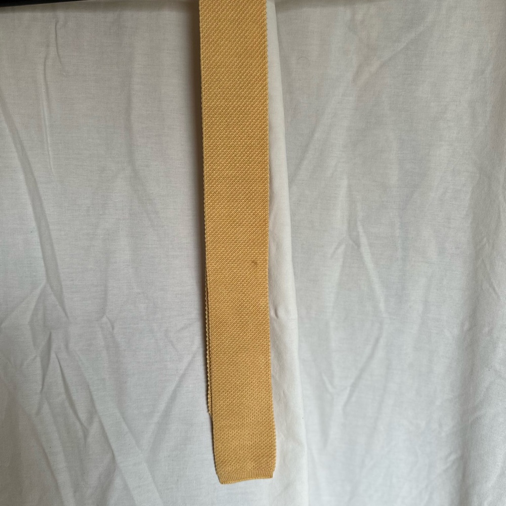 Cotton knit tie